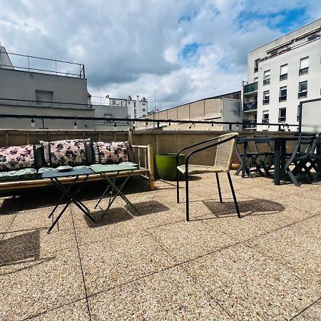 Bel Appartement Avec Terrasse ป็องแต็ง ภายนอก รูปภาพ